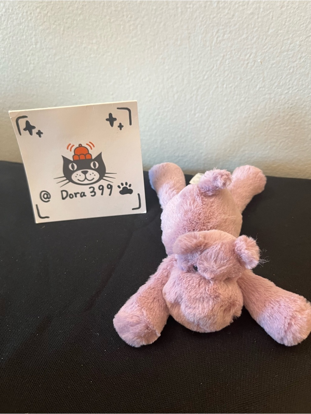 Jellycat Authentic Smudge Hippo – Tiny Size
